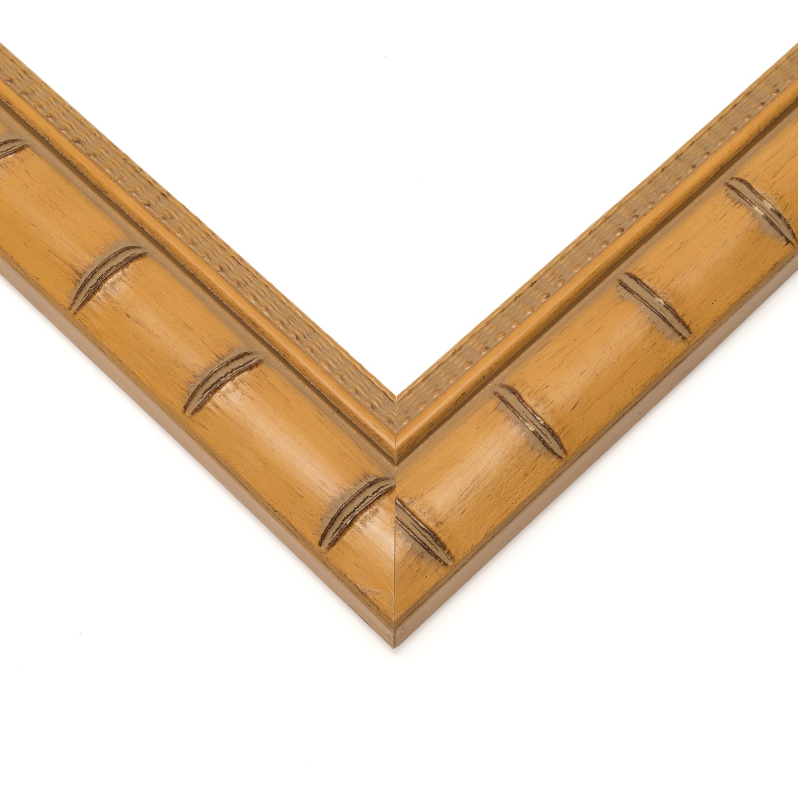 13×9 Light Brown Bamboo Real Wood Picture Frame Width 1.5 inches | Interior Fram
