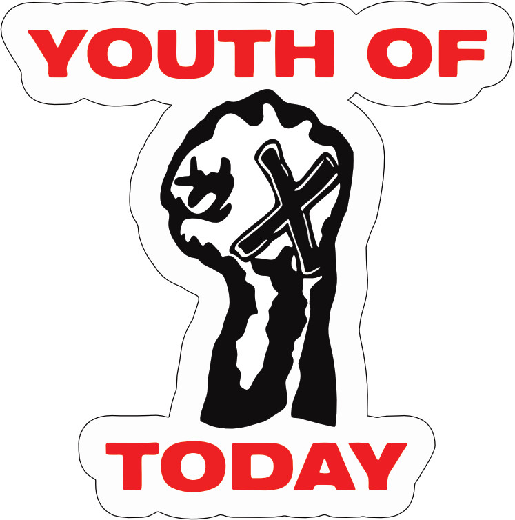Youth of Today Sticker SXE Hardcore NYHC Straight Edge Y004S