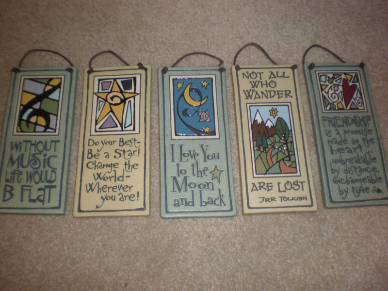 ENESCO MICHAEL MACONE WALL PLAQUE EACH SOLD SEPARATE SEE DESCRIPTION New In Box