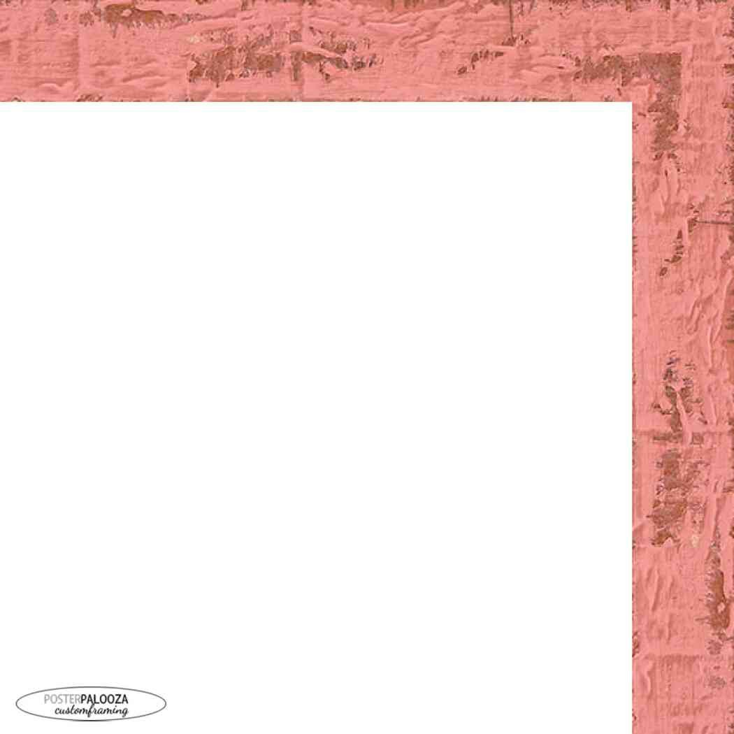 Shabby Chic Pink Frame – UV Acrylic, Backing Board, Hanging Hardware Included