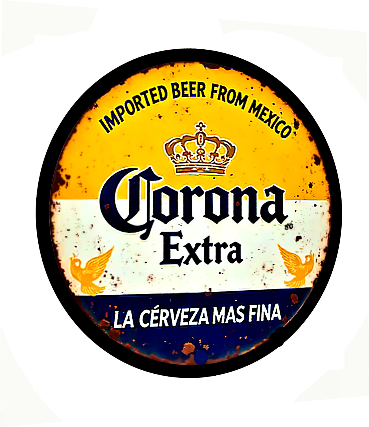 Corona Extra Vinyl Sticker Sign Beer – Lager Brewery Mexico – Bar Import Drink
