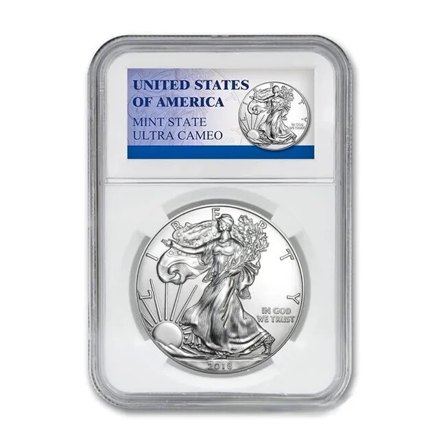 United States 2018-2022 American Liberty 1 Oz Silver Plated With Case Non Penny