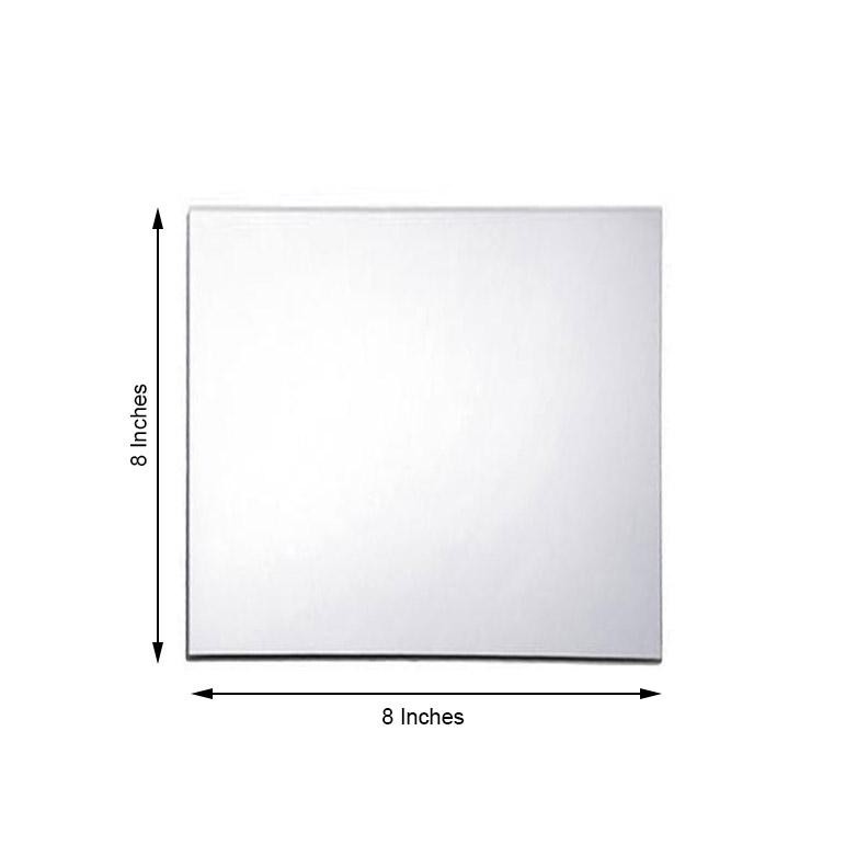 36 pcs 8&Prime; Square MIRRORS Wedding Party Reception CENTERPIECES Wholesale Supplies