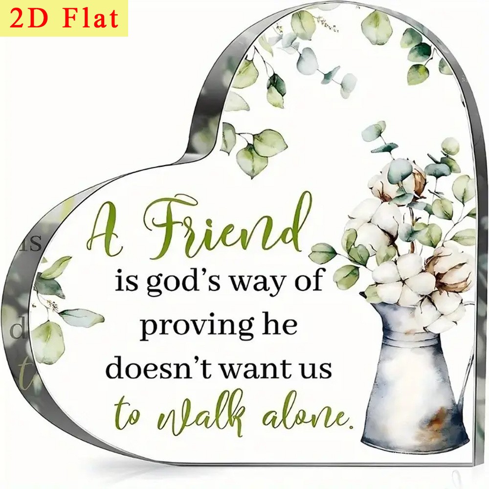 2D flat acrylic irregular shaped ornament, mysterious surprise gift box, gift