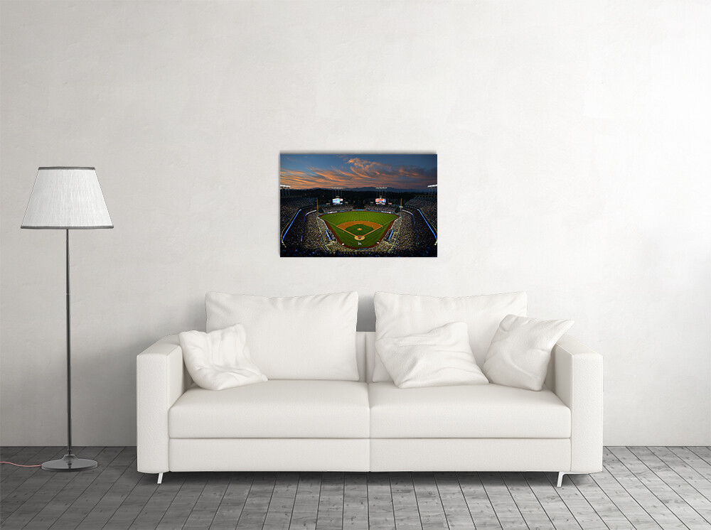Los Angeles Dodger Baseball Fields Stadium Skyline Art Wall Room – POSTER 20×30