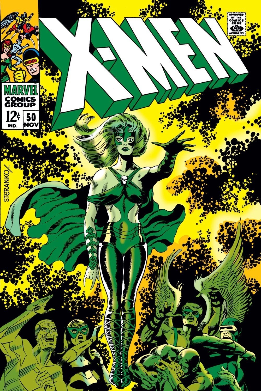 THE X-MEN #50 COMIC BOOK COVER Poster print 11&Prime;x17&Prime; home decor