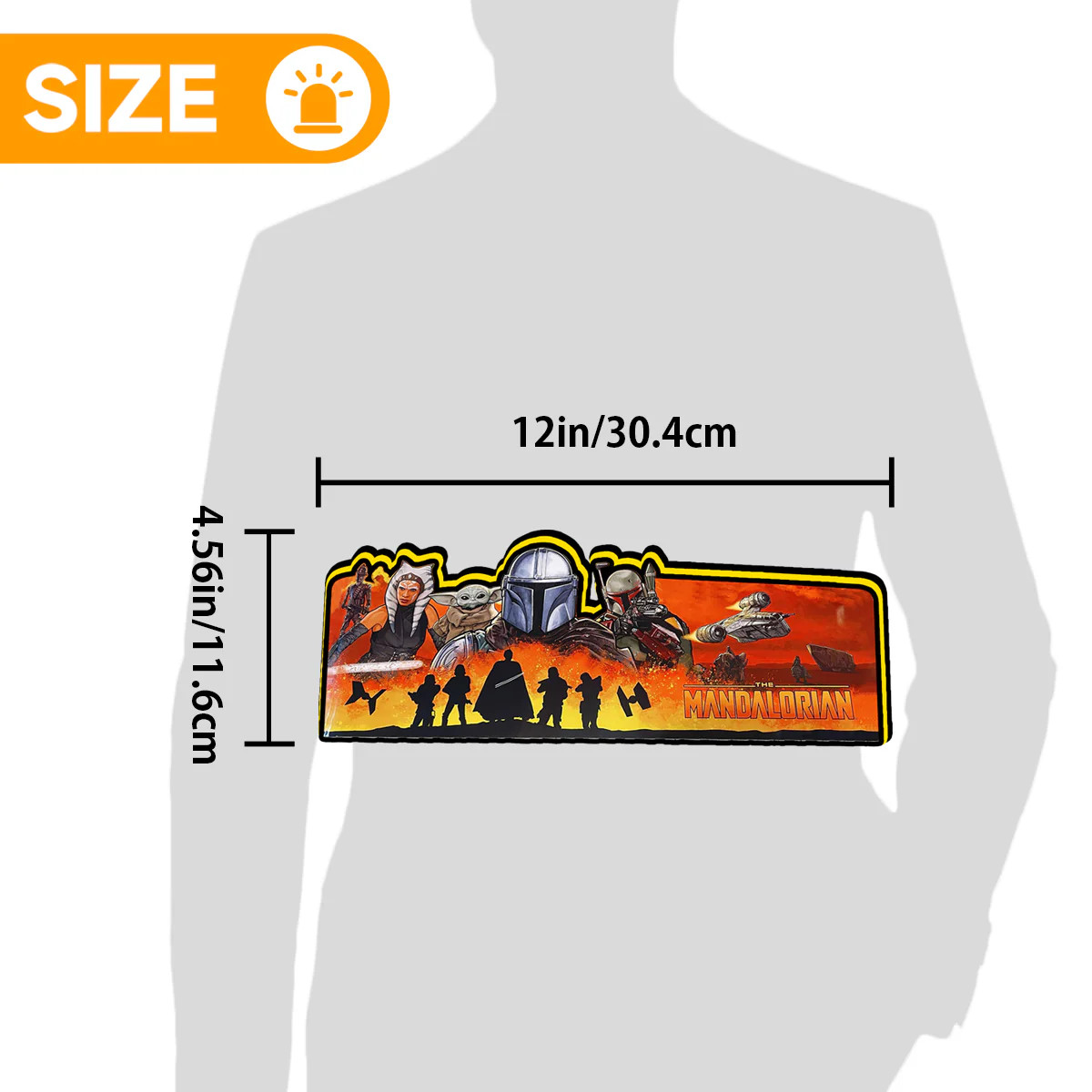 The Mandalorian Pinball Topper 3D Printed LED Lightbox for Pinball Machine