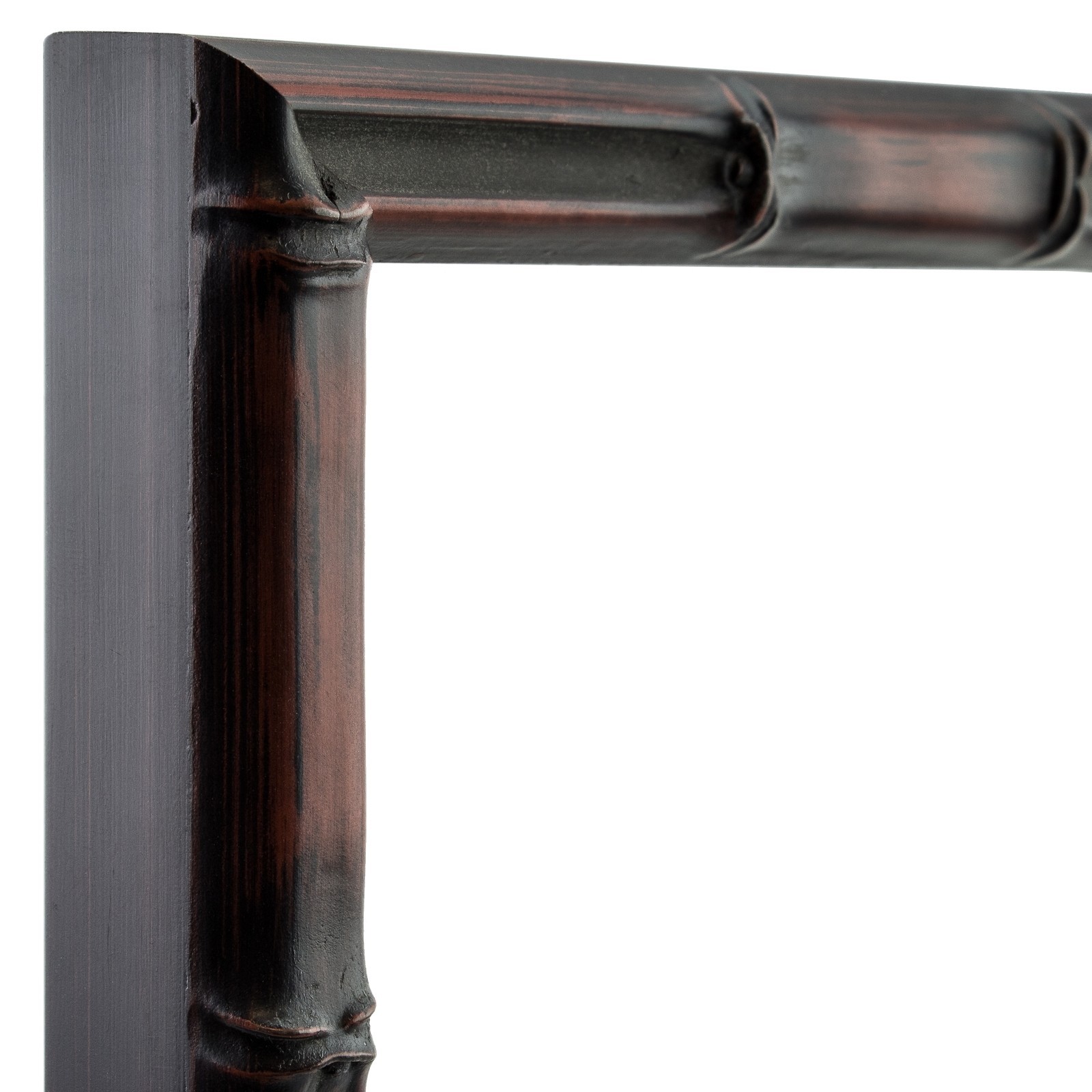 Craig Frames Vintage Bamboo, 0.75&Prime; Brushed Mahogany, Wood Core Picture Frame