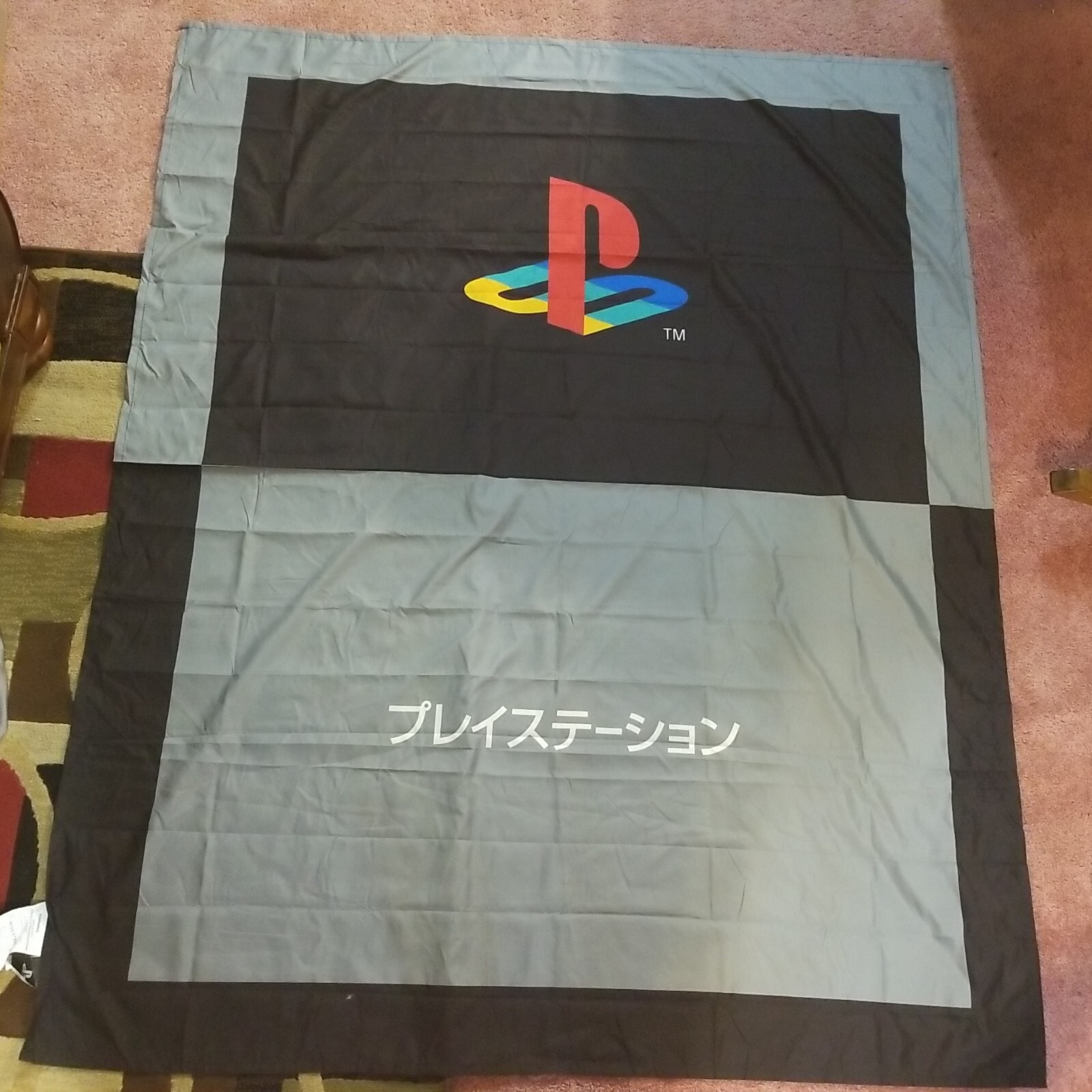 Playstation Wall Tapestry 50” x 60” Curtain 100% Polyester Decor PS Gamer