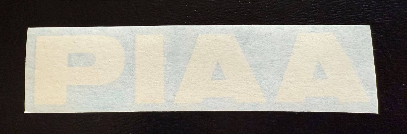 PIAA Sticker 4&Prime; Wide x 1&Prime; Tall, Lights Road Fog Driving Bulb H3 510 520 Rally