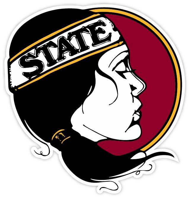 Florida State Seminoles Lady Vinyl Sticker Decal SIZES Cornhole WallCar Truck
