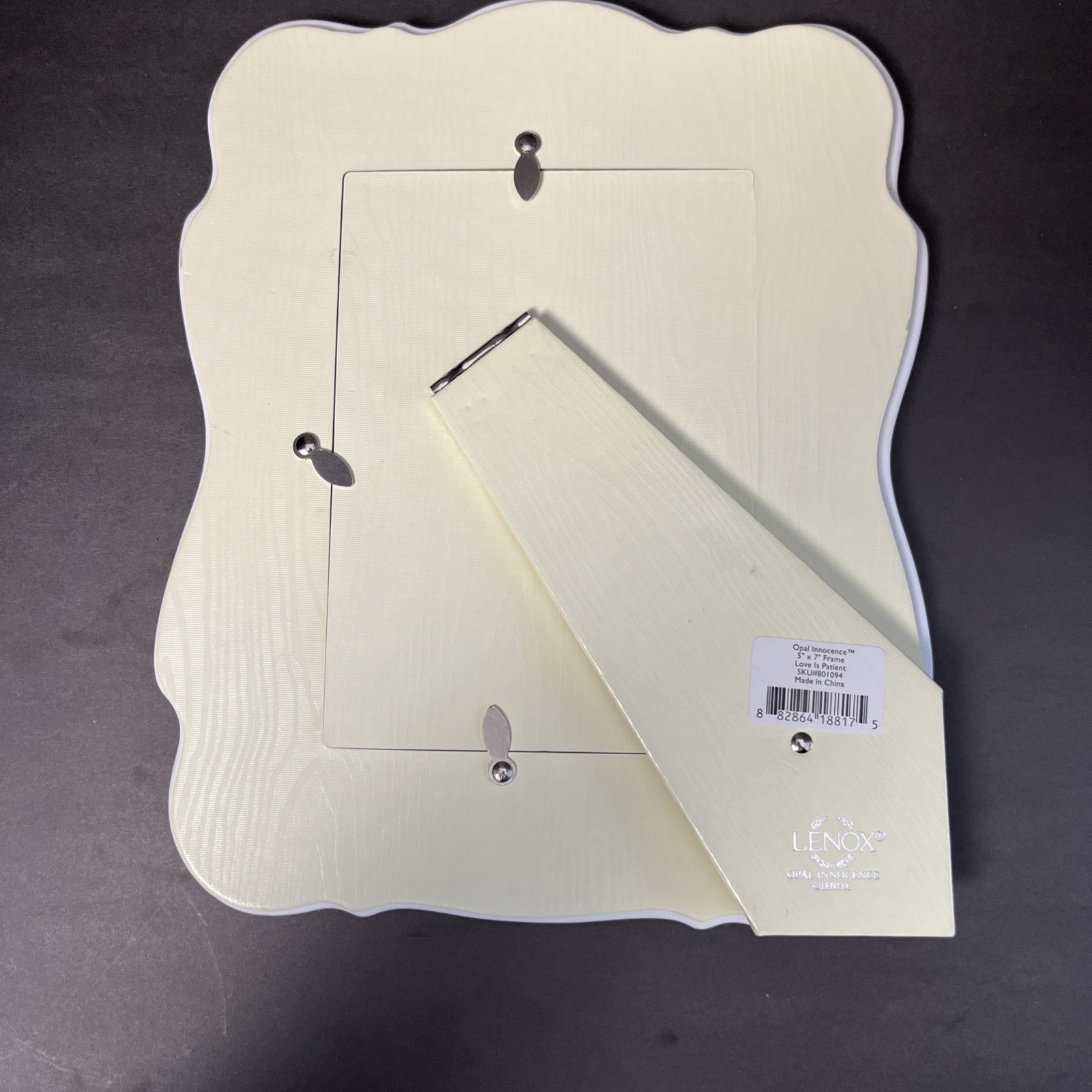Lenox Wedding Promises Opal Innocence Love Is Patient 5&Prime; X 7&Prime; Picture Frame
