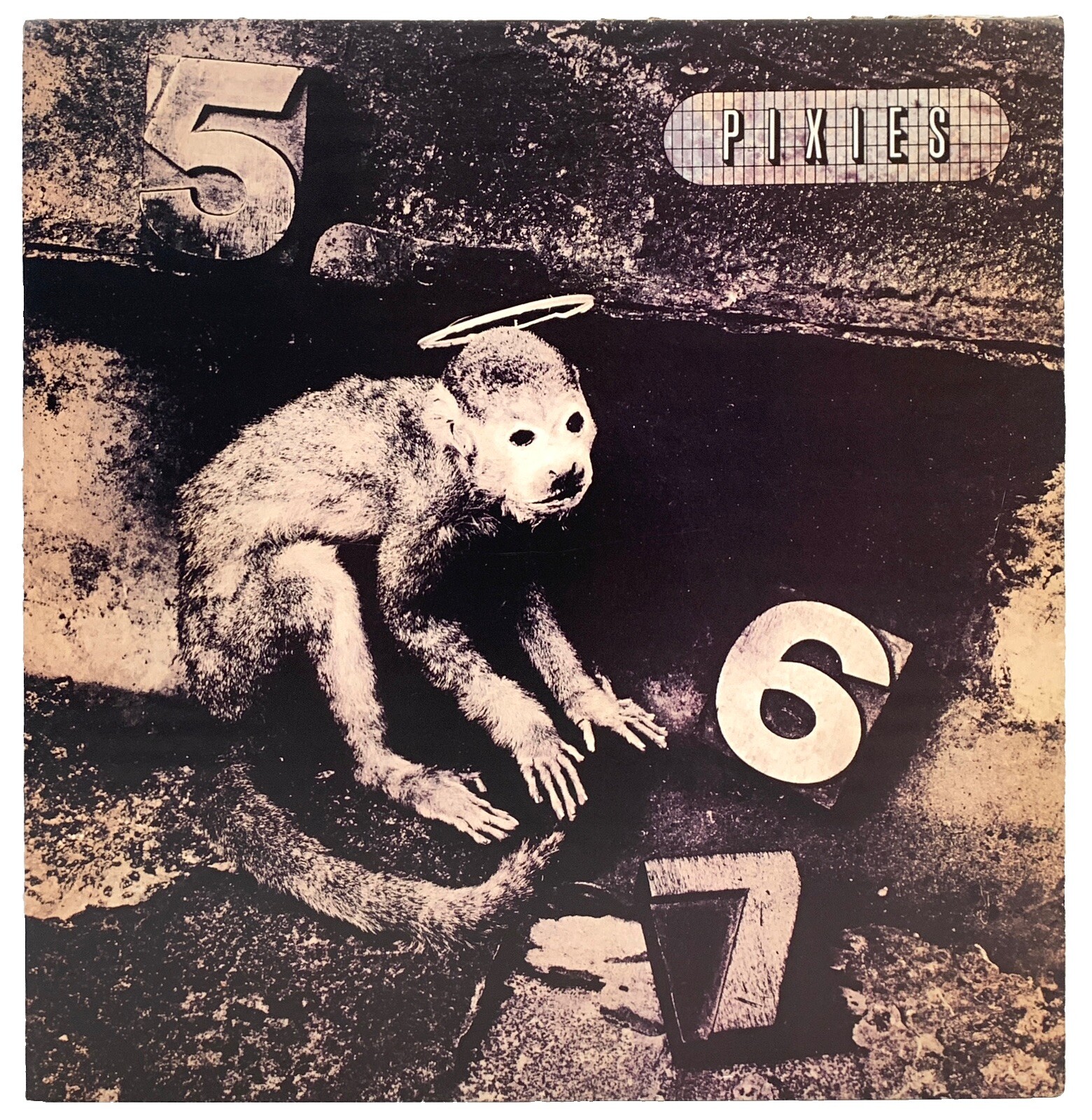 Pixies Monkey Gone To Heaven 1989 Album Cover Art Print 11”x 11-1/4” Mounted