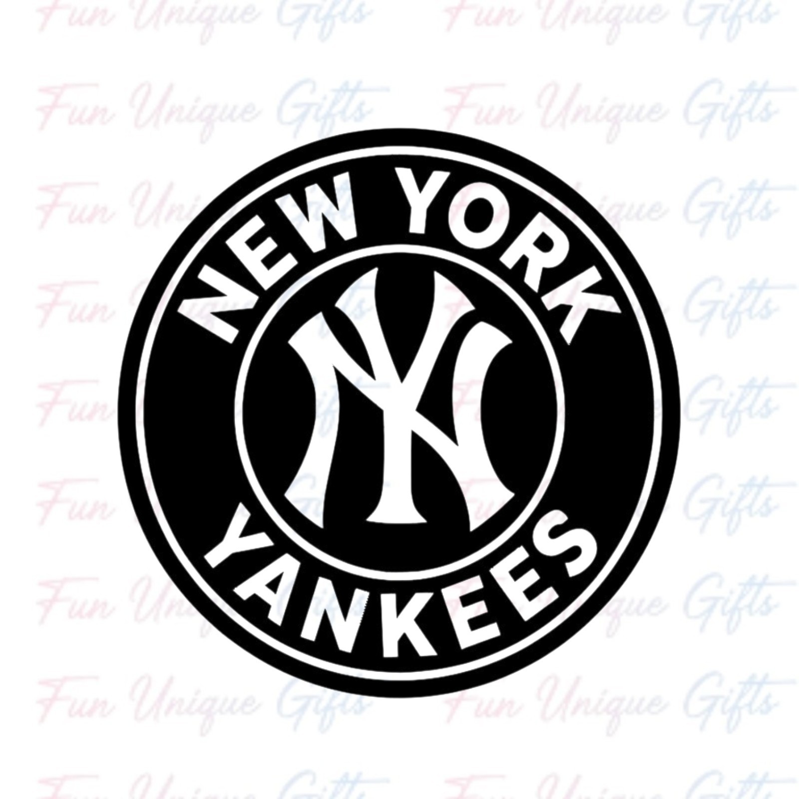 New York Yankees Vinyl Decal Sticker -Multiple Colors & Sizes- SHIPS FREE