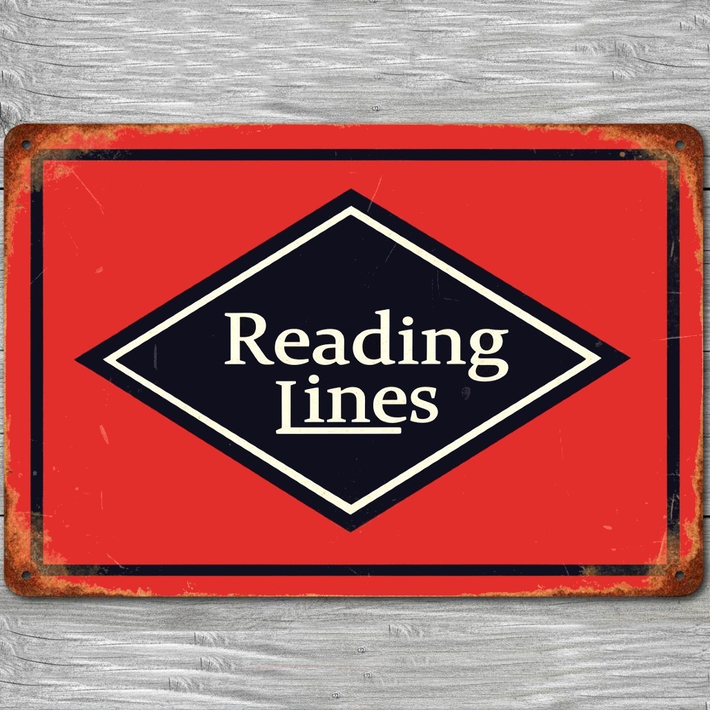 Reading Lines Railroad 8 x 12 Vintage Novelty Metal Sign Made In USA