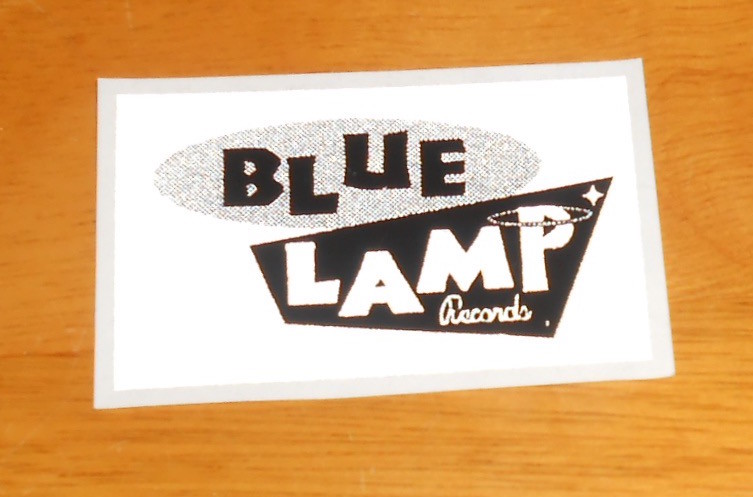 Blue Lamp Records Sticker Original Promo (rectangle) 3×2