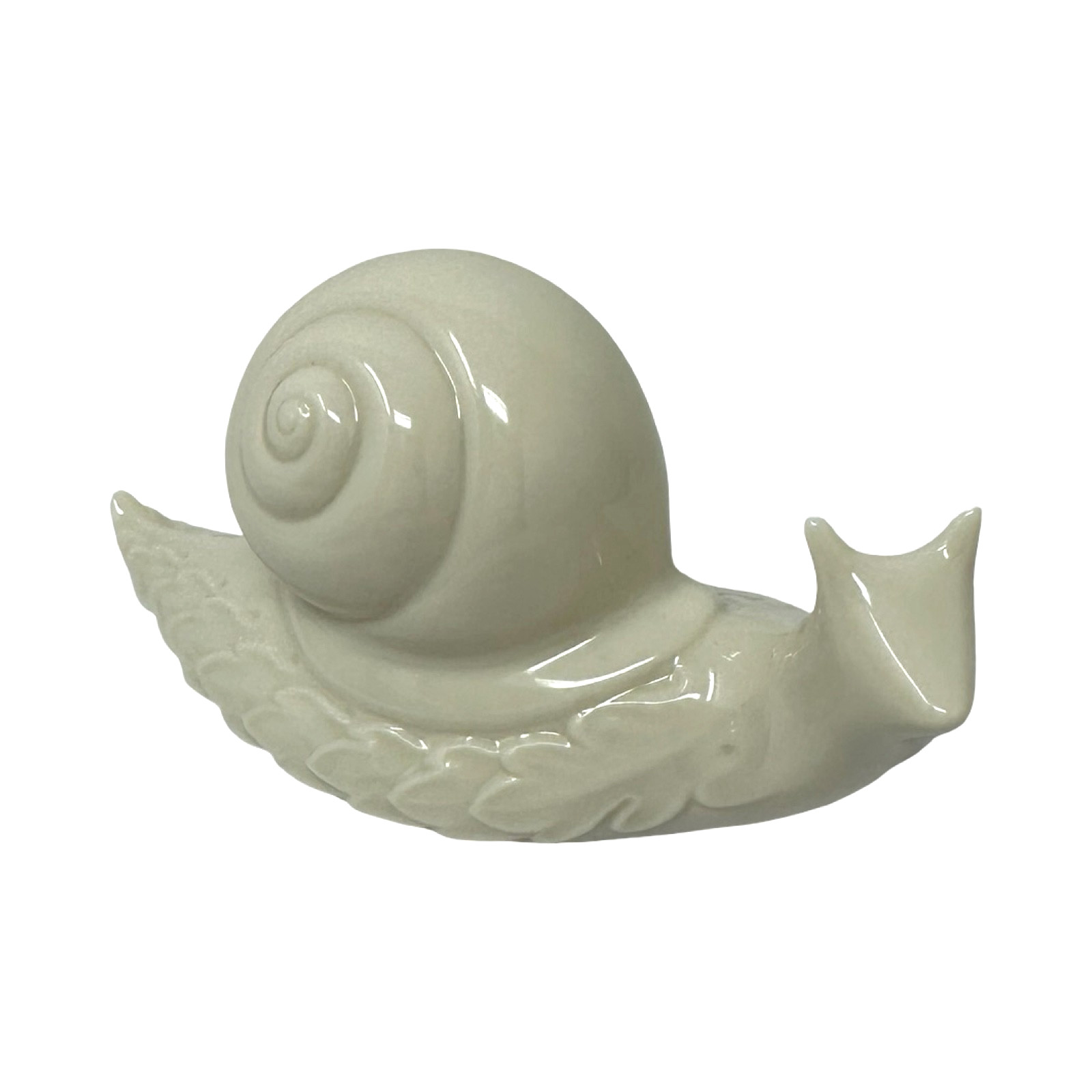 Vintage 1992 Lenox China White Snail Porcelain Figurine 5&Prime;