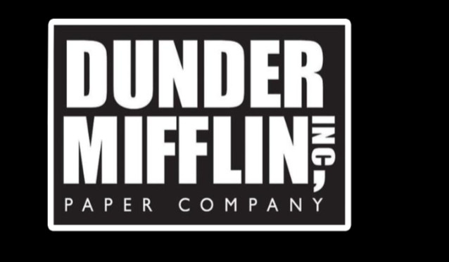 New The Office Dunder Mifflin 3&Prime; Wide Vinyl Decal Sticker Michael Scott