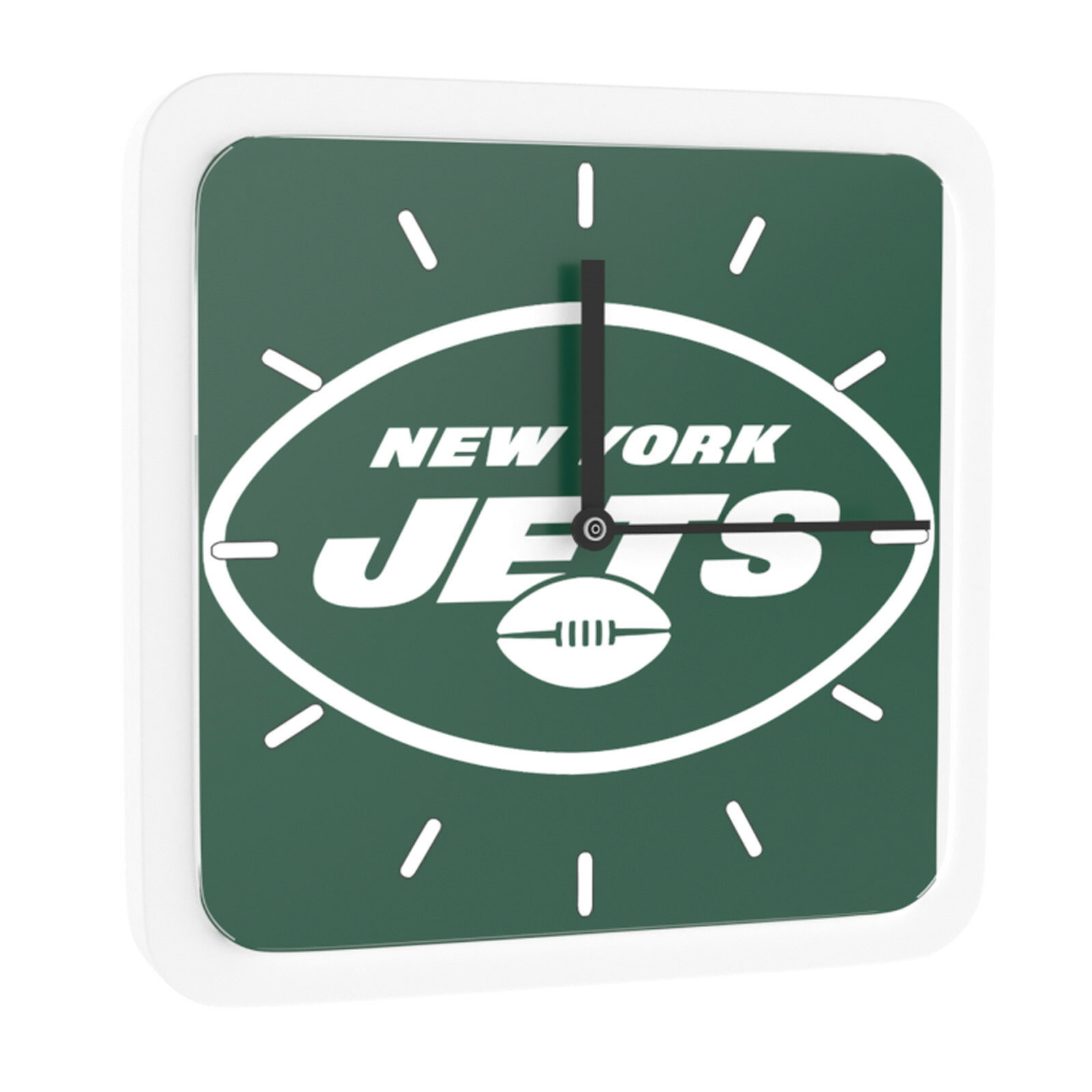 New 3 in 1 NFL New York Jets Home Office Decor Wall Desk Magnet Clock 6&Prime;