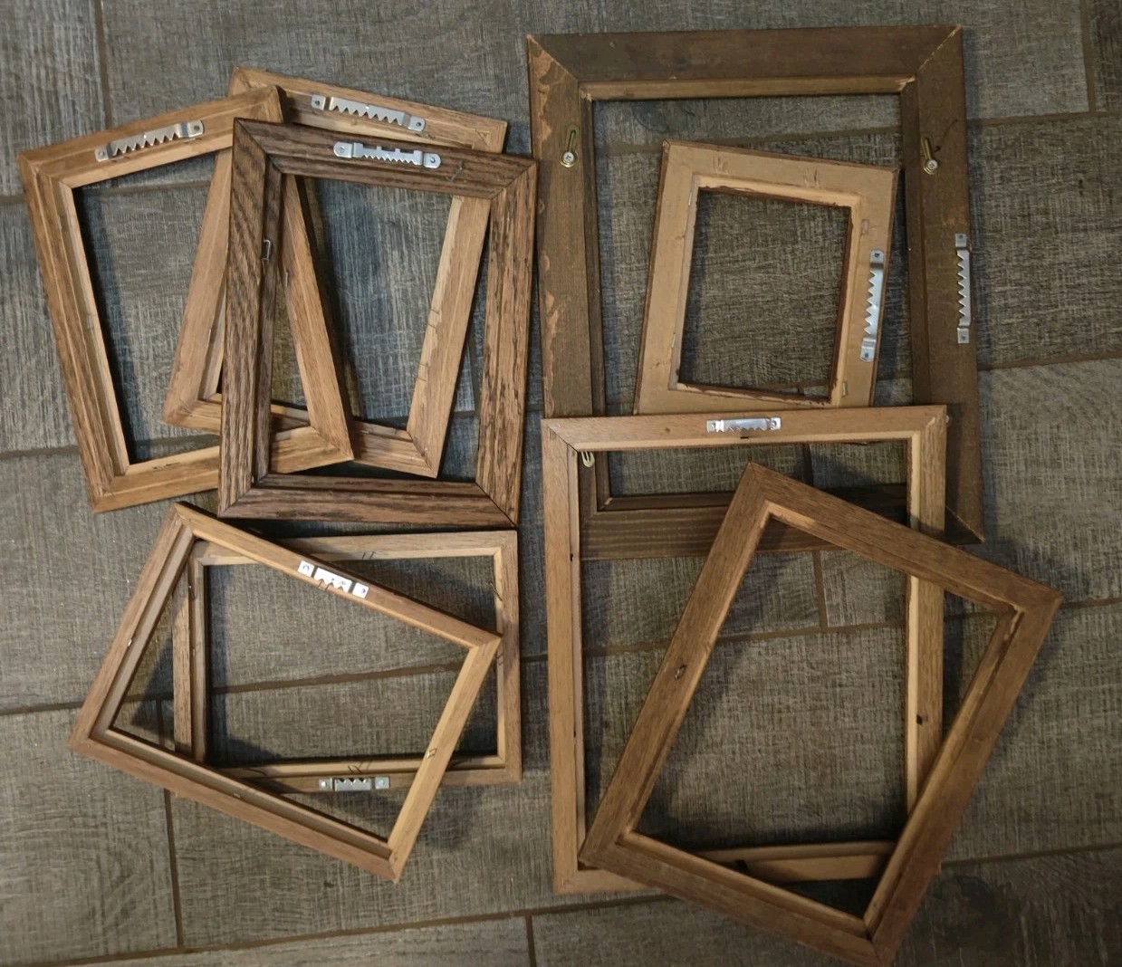 Vintage Wood PICTURE FRAMES Gallery Wall Art Decor Lot 9 Ornate cottage core NZ