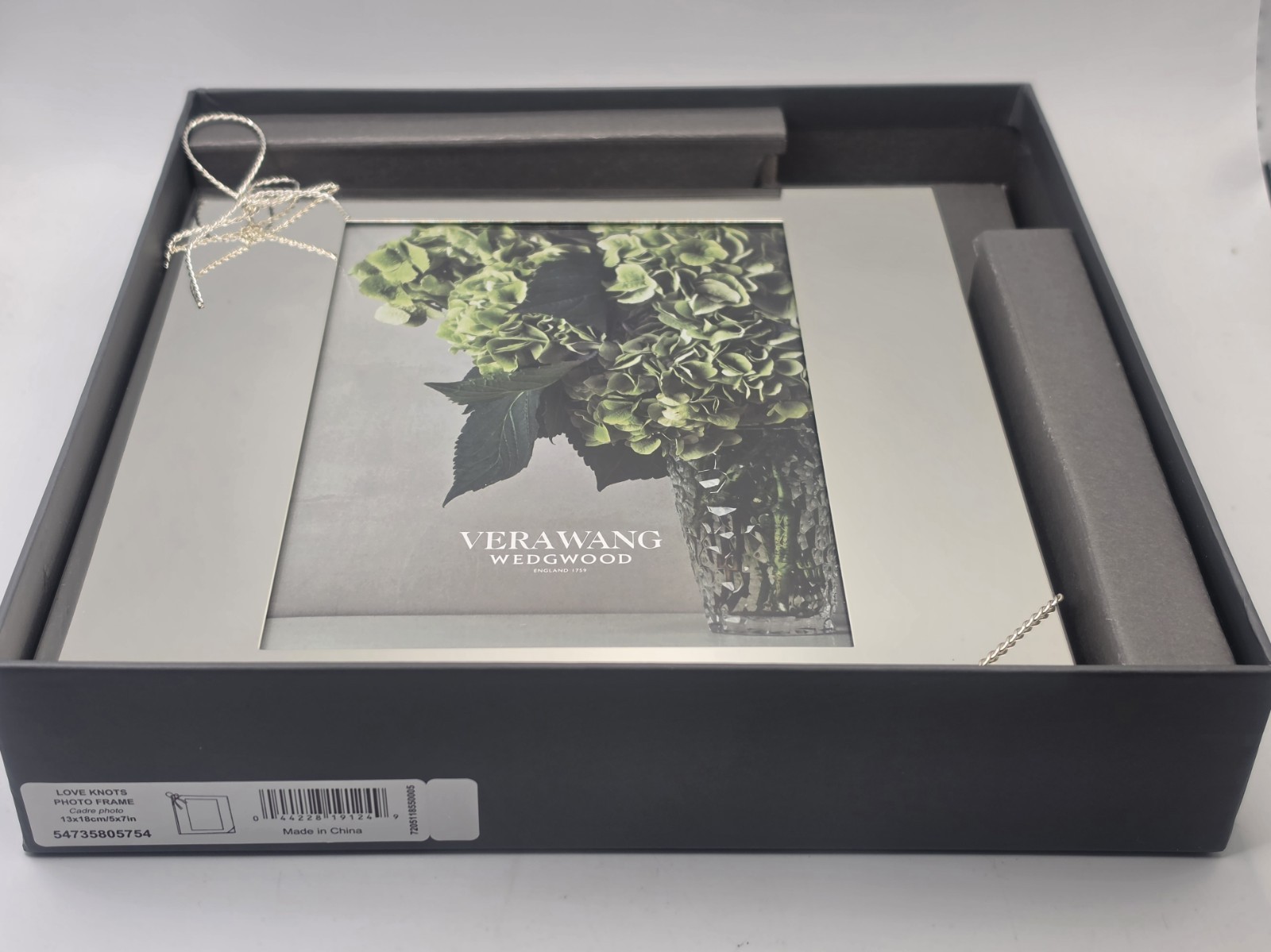 Vera Wang Wedgwood Love Knots Silver Photo Frame 5×7 New in Box