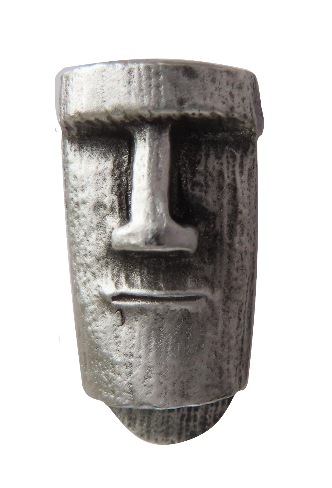 Easter Island Head Rapa Nui Mo&rsquo;ai Pewter Pin Badge