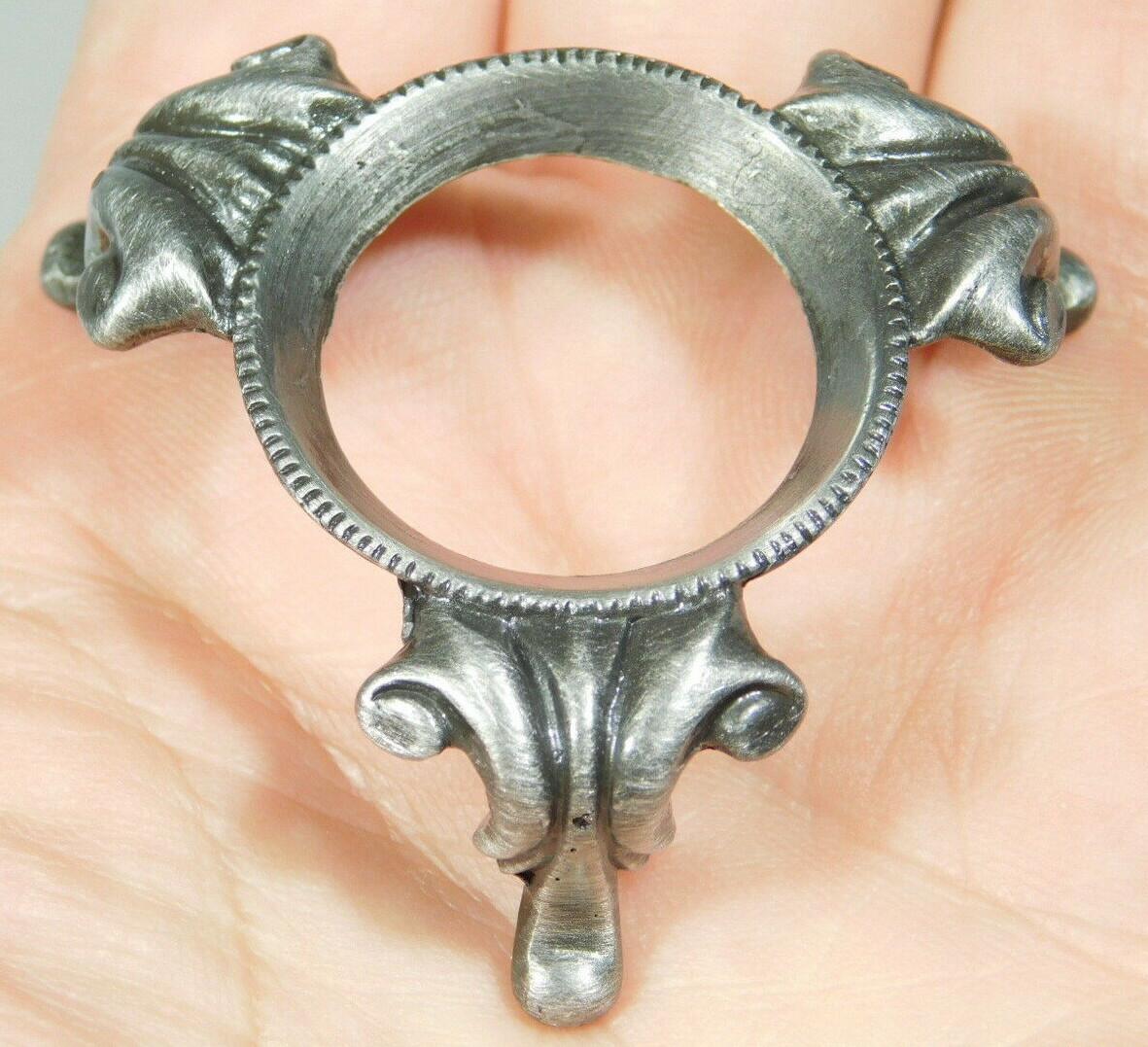 Sphere Display Stand Small Size Princess Design Pewter Color