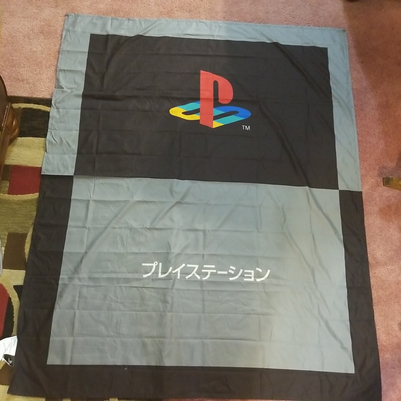 Playstation Wall Tapestry 50” x 60” Curtain 100% Polyester Decor PS Gamer