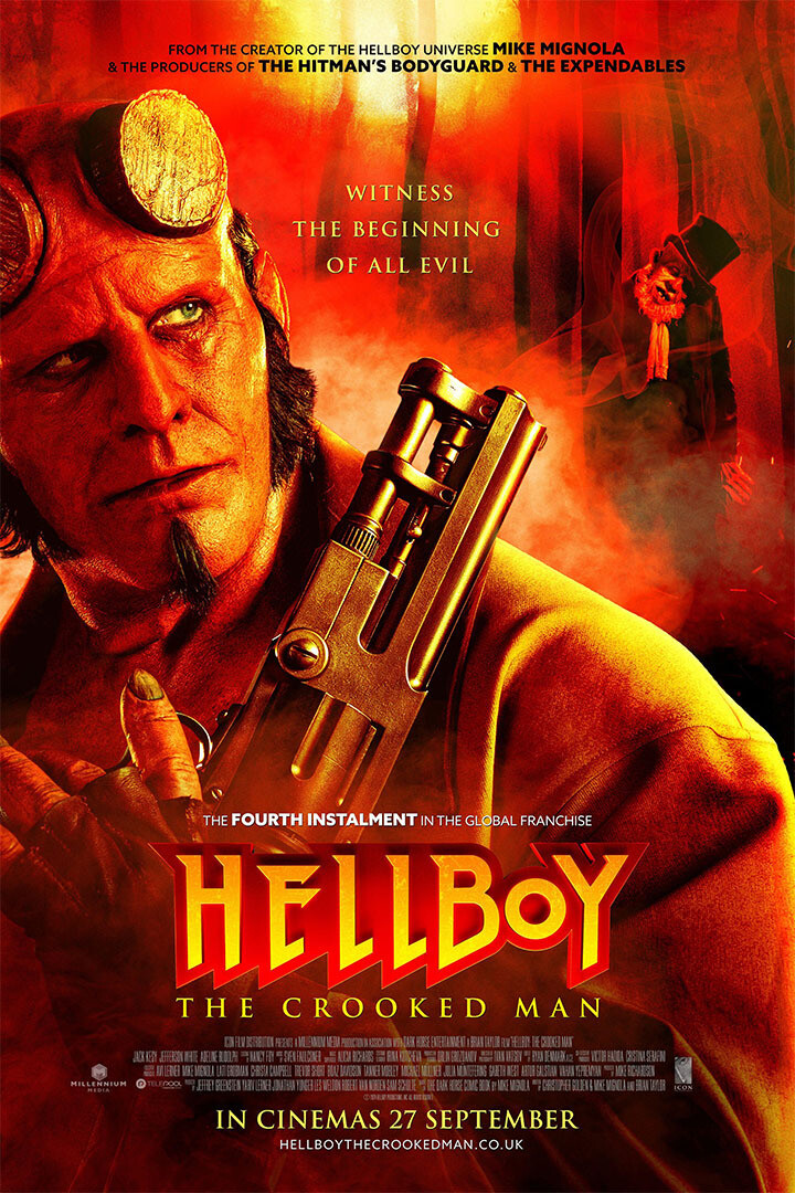 Hellboy The Crooked Man Action Horror Cinema Film Movie Gift – POSTER 20&Prime;x30&Prime;