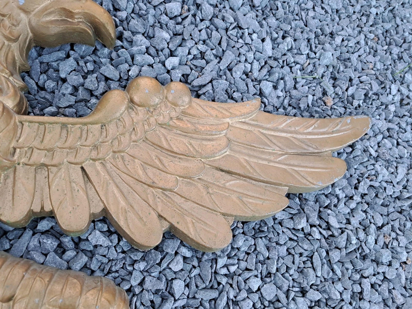 Vintage Double Eagle Aluminum Wall Decor 43&Prime;x24&Prime; Heavy Item See Photos