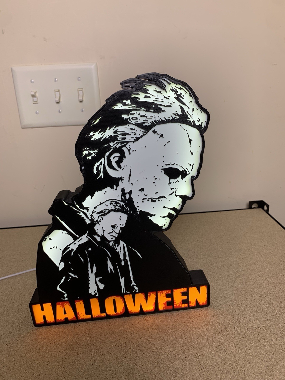 Halloween Light Box Sign