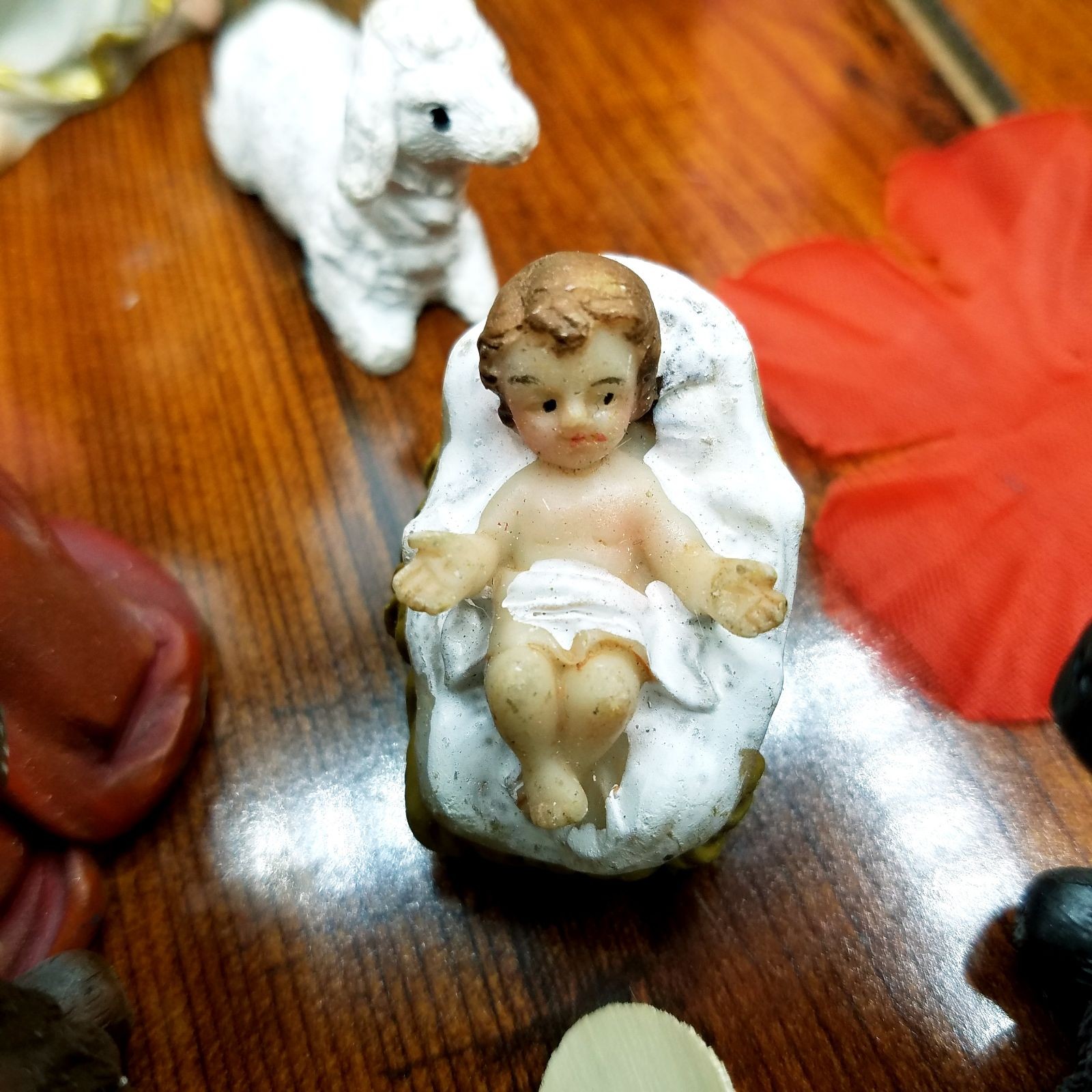 Christmas Nativity Scene Set Figures Polyresin Figurines Baby Jesus 11PCS SET