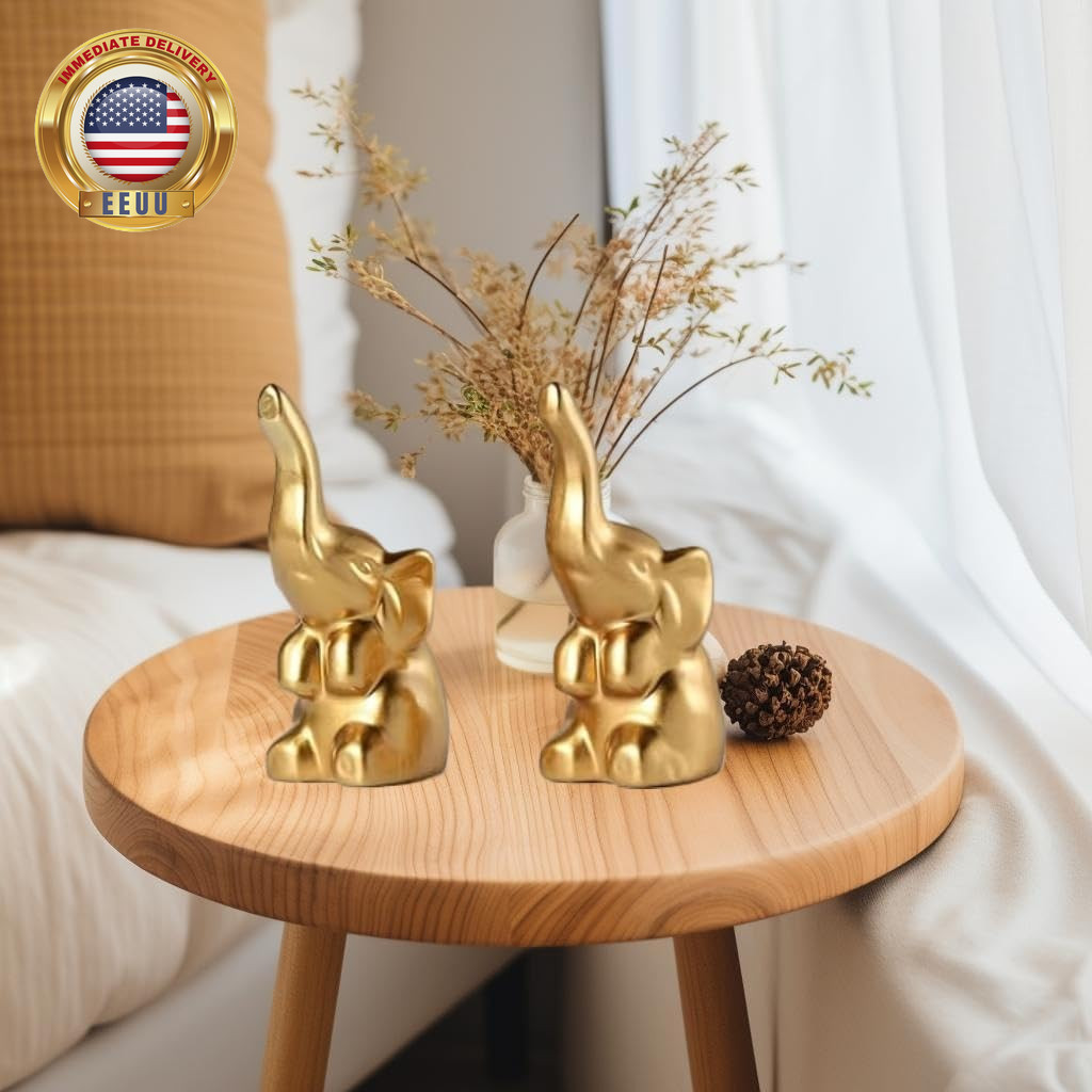 Elephant Statue Home Decor,Modern Style Figurines,Sculpture for Living Room Offi