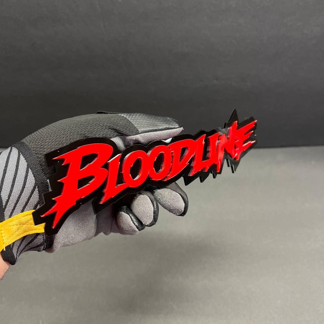 Custom Laser Cut Acrylic Badge Emblem for Car Multi Color PersonalizedName