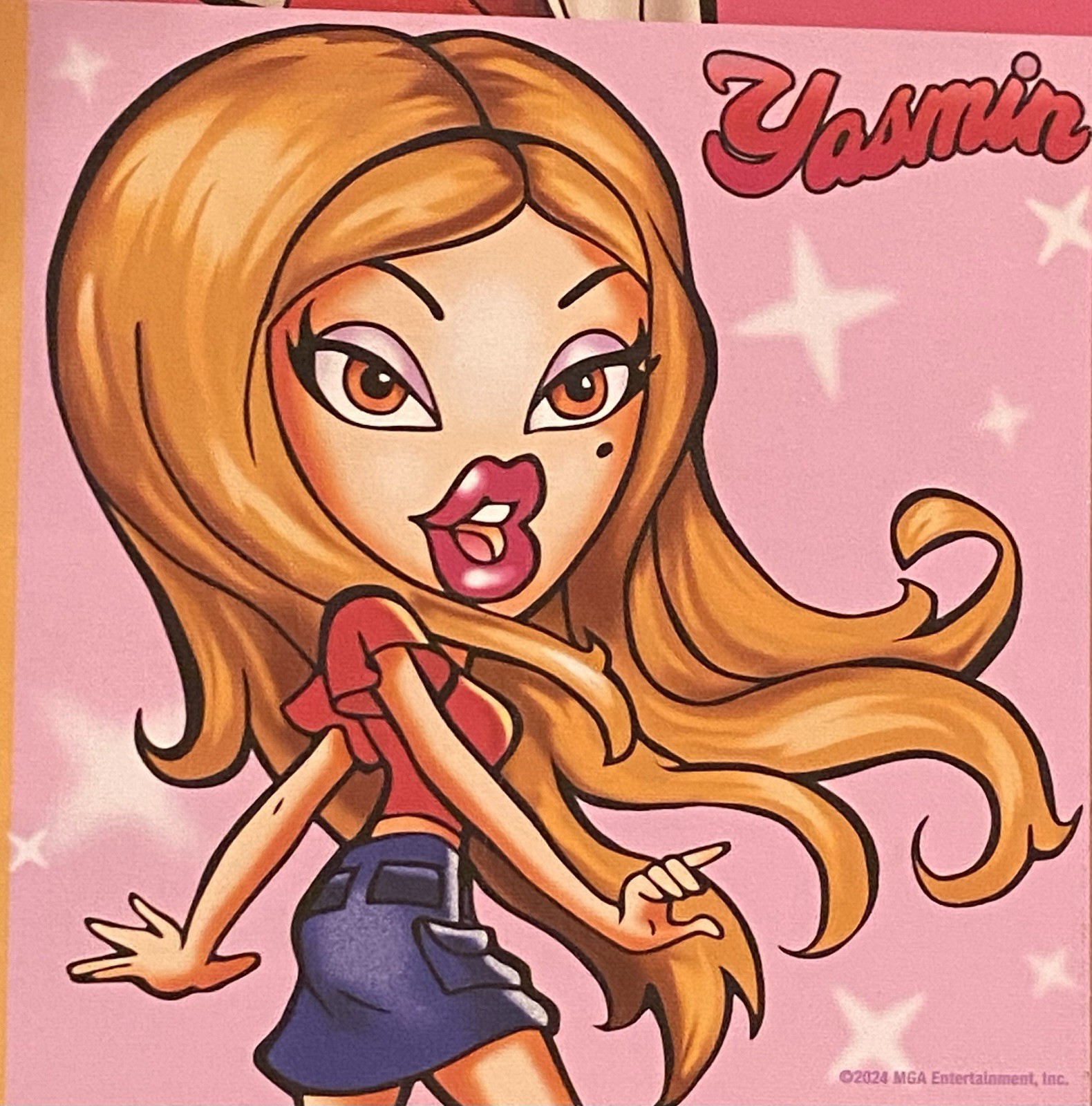 Bratz Fashion Canvas Print Wall Art, 12” x 12” (has 3 scuffs, see photo closeup)