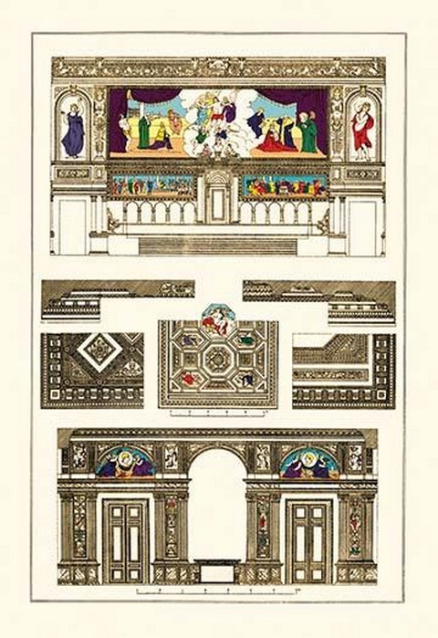 Decoration of Large Halls, Polychrome J. Buhlmann Poster Print