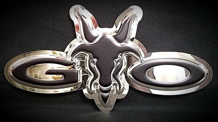 Pontiac GTO Goat Stainless Steel Wall Hanging Sign – 12.5&Prime; x 23&Prime;
