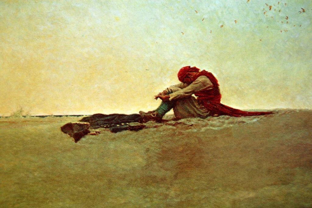Marooned Pirate : Howard Pyle : 1910 : Archival Quality Art Print
