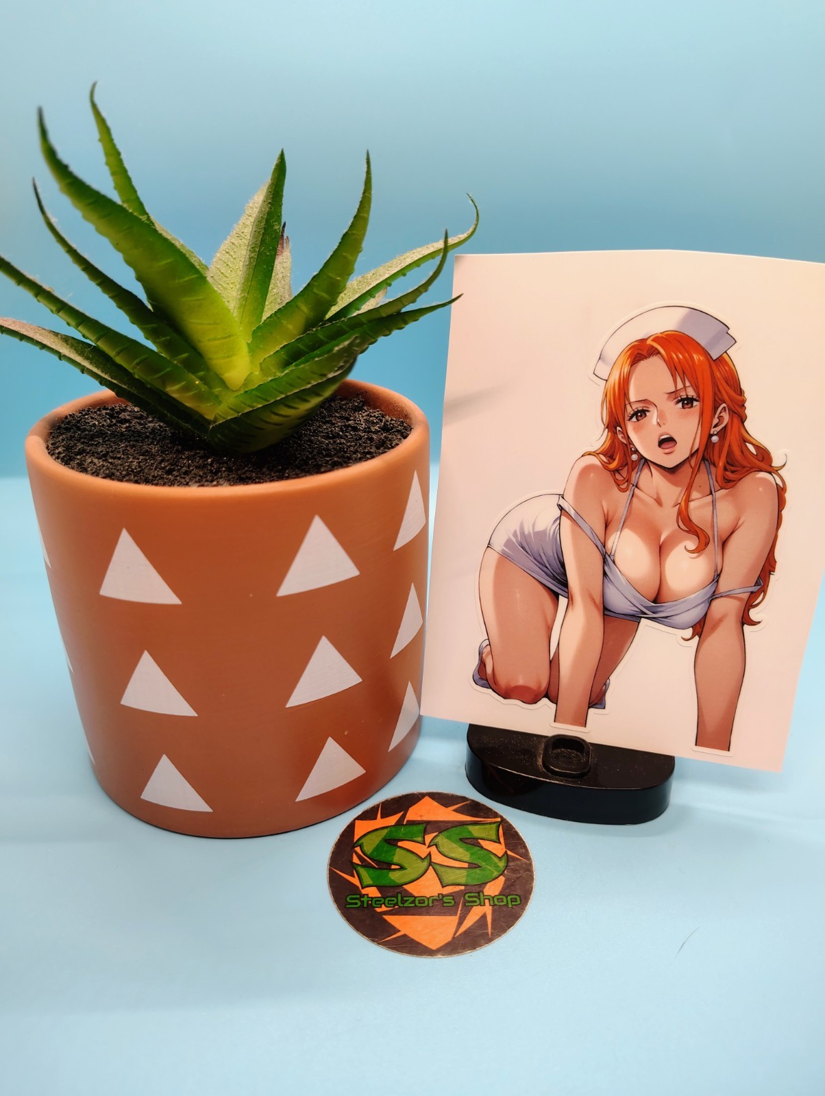 (4.5 Inches) One Piece – Nami (Nurse) – Water-Resistant Vinyl Sticker