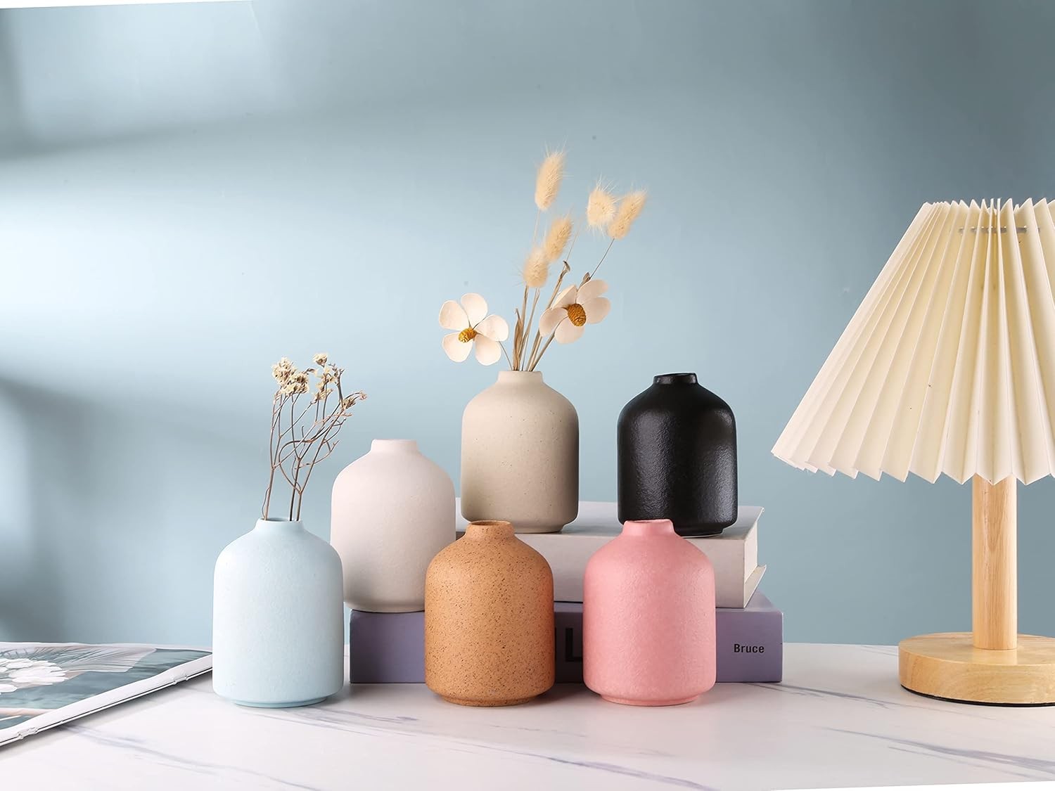Ceramic Vase – Small Vase, Modern Minimalist Ceramic Vase, Dried Flower Vase