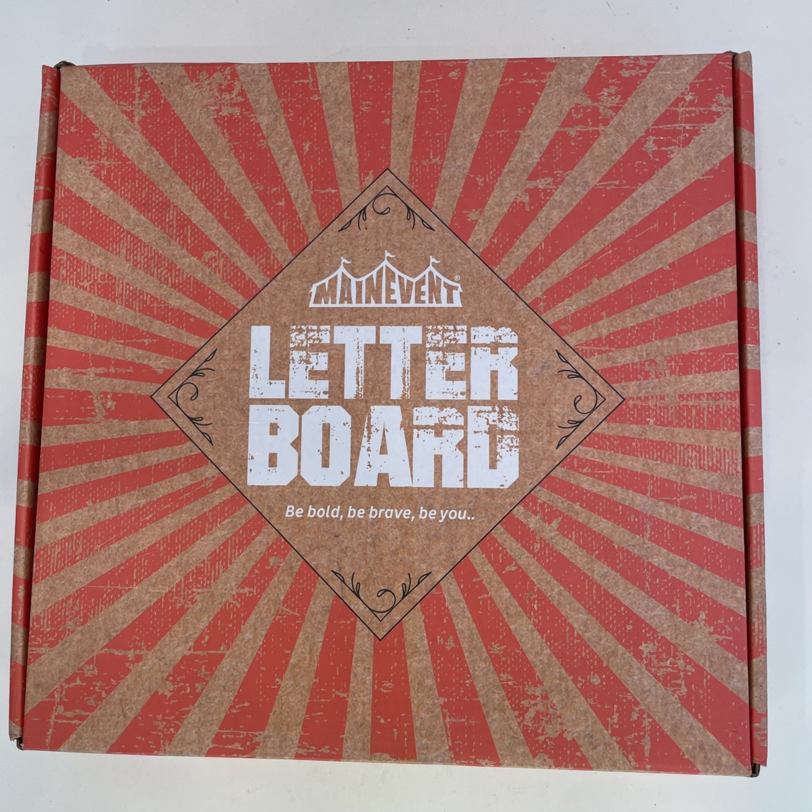 Main Event Letter Board New in Box Board Letters Bag Cursive Words