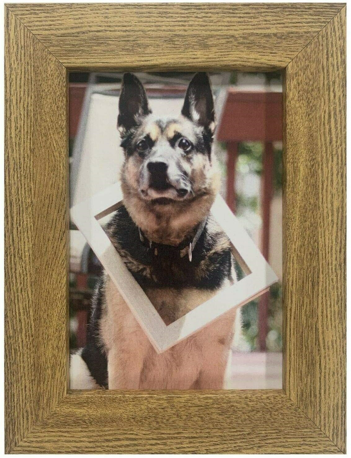 US Art Frames 1.25&Prime; Light Oak Flat MDF Wood Composite Picture Poster Frame S-B