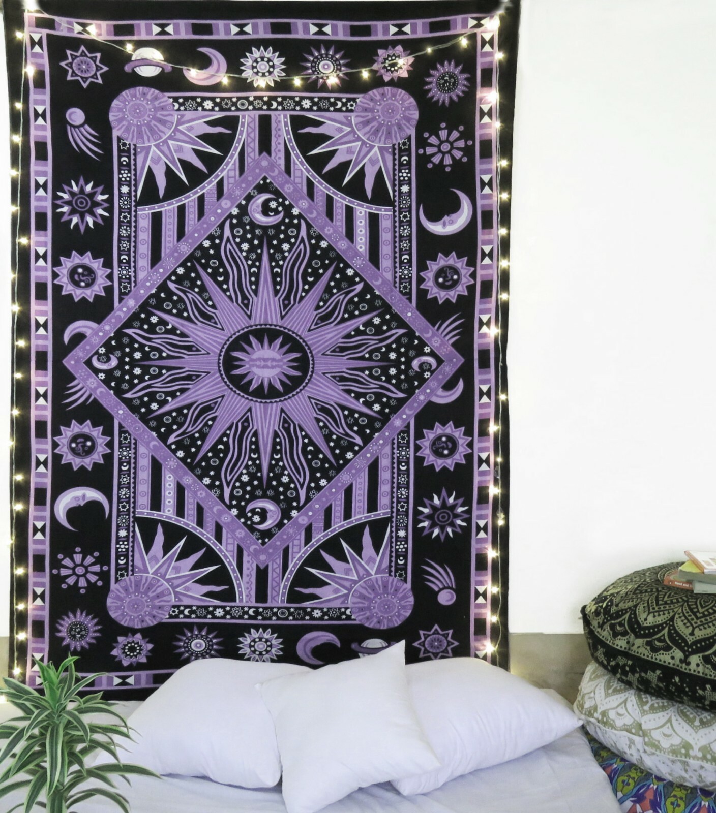 Mandala Tapestry Indian Wall Hanging Decor Bohemian Hippie Queen Twin Poster New