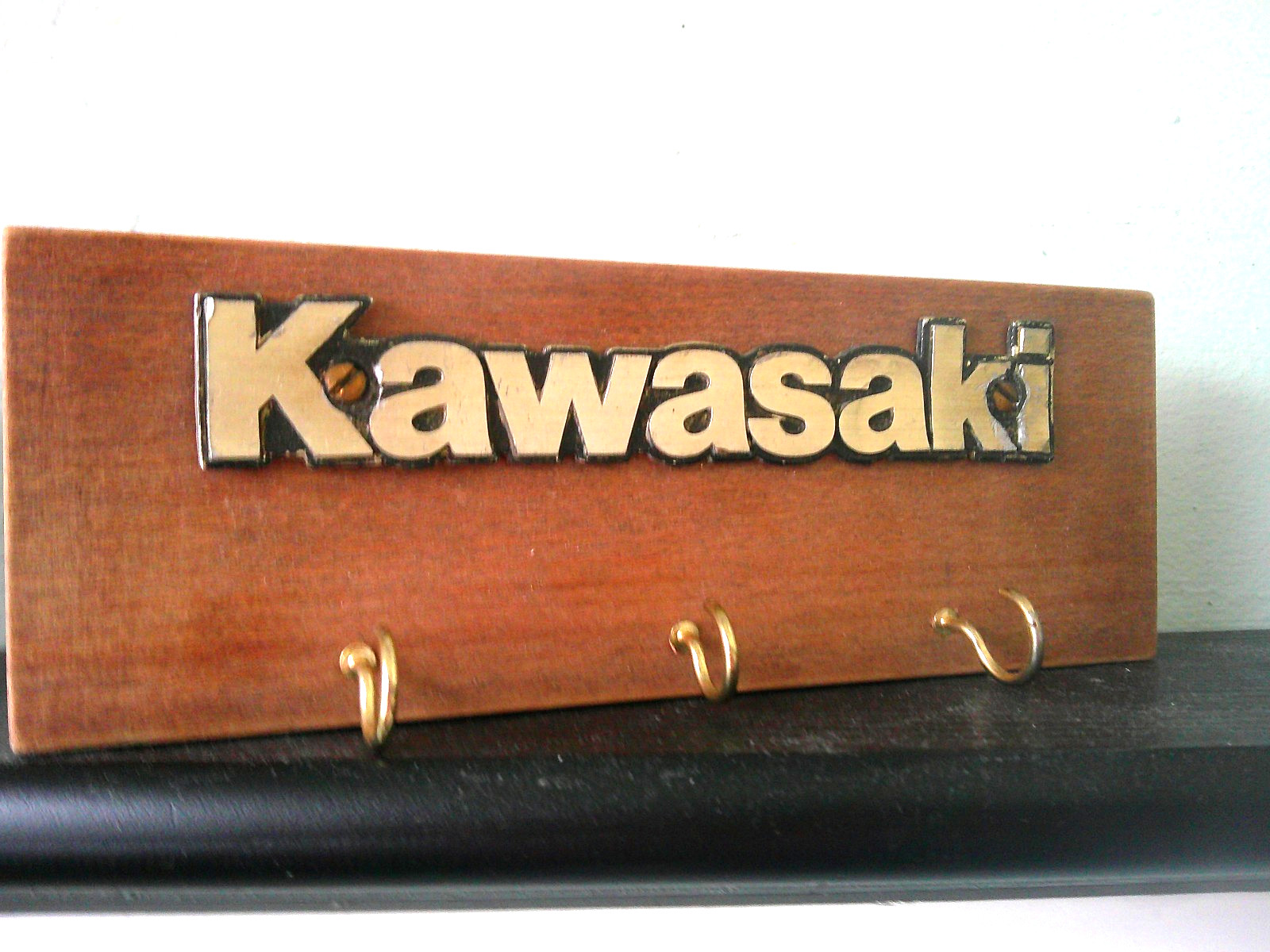 Kawasaki Key Holder Wooden Handmade