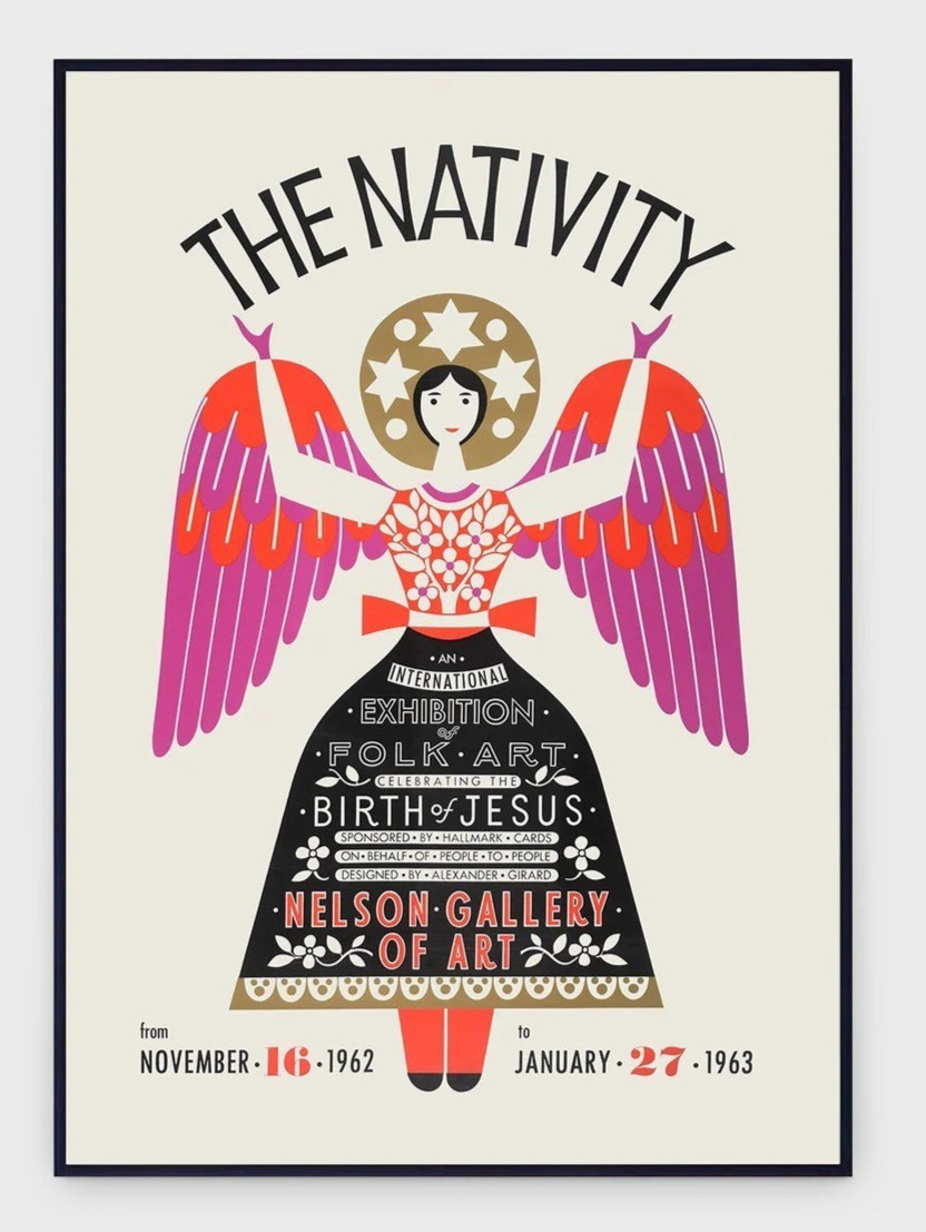Alexander Girard Nativity Vintage Exhibition Poster Print 24×36 Unframed