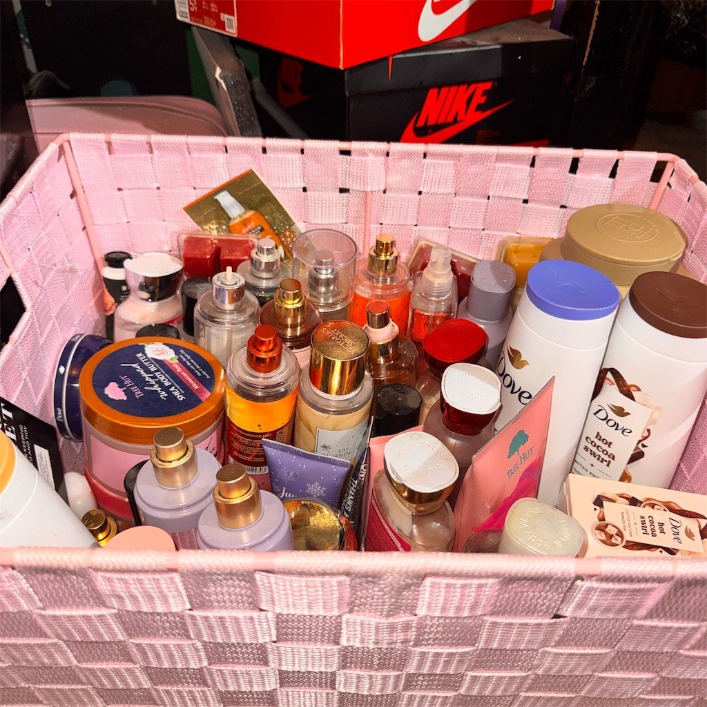 10 LBS TEENAGER DREAM COME TRUE Basket Bin Organizer Pink FULL OF CARE PRODUCTS