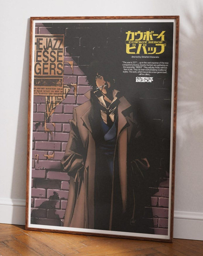 Cowboy Bebop 1998 Poster – Anime Movie Art Print – High-Quality Wall Decor