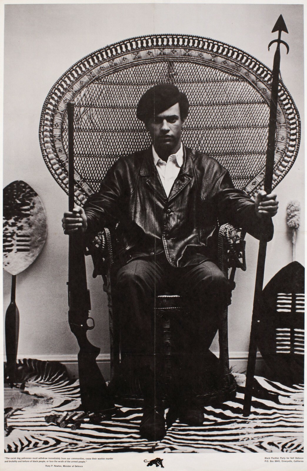 Huey Newton GLOSSY POSTER PICTURE PHOTO PRINT Black Panther Party Civil Rights
