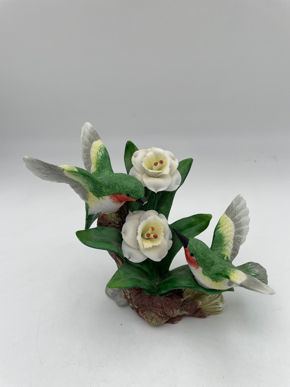 Vintage Porcelain Hummingbird Figurine