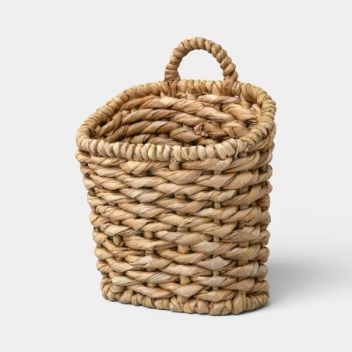 Natural Woven Hanging Basket – Threshold